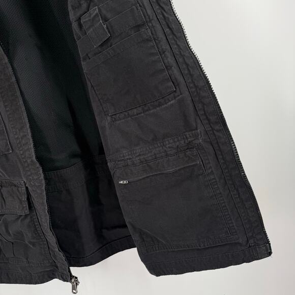 DULUTH TRADING COMPANY Vest Size Extra Large Pockets Black Men's Utility Mesh - Picture 8 of 11